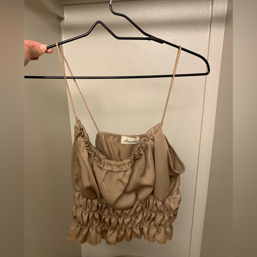 Ruffled crop top